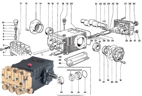 GP, TS2021 Pump Rebuild Kits