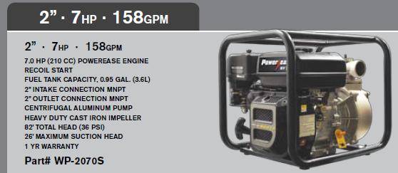 WATER PUMP 158