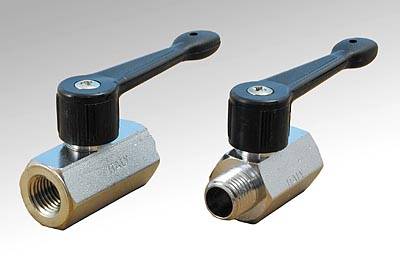 1/4" Ball Valve-Nylon Lever Handle-ECONOMY LINE