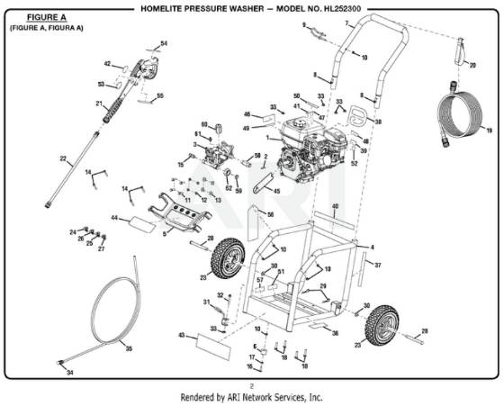 POWERSTROKE PS80522  Pressure Washer Replacement Parts