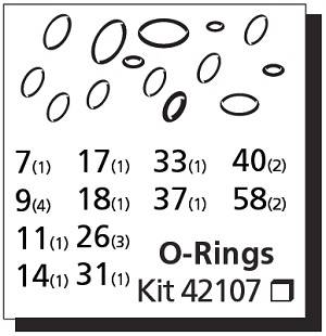 and RMW2.5G27 RMW2.5G25 AR 42107 O-Ring Kit For RMW2G25 